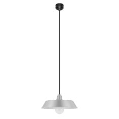 Pendul sfera GoodHome Gammuse, gri, cablu reglabil, 1xE27, design modern