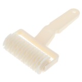 Cutit roller pentru Taiat, modelat Aluat pentru Placinte, Foietaj si Prajituri, PVC, Alb, 10 x 17.5 cm Alb Cutit special 1 Cutit 1 Alb