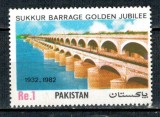 Pakistan 1982 - Barajul Sukkur, neuzat