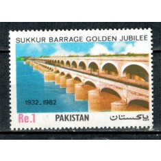 Pakistan 1982 - Barajul Sukkur, neuzat