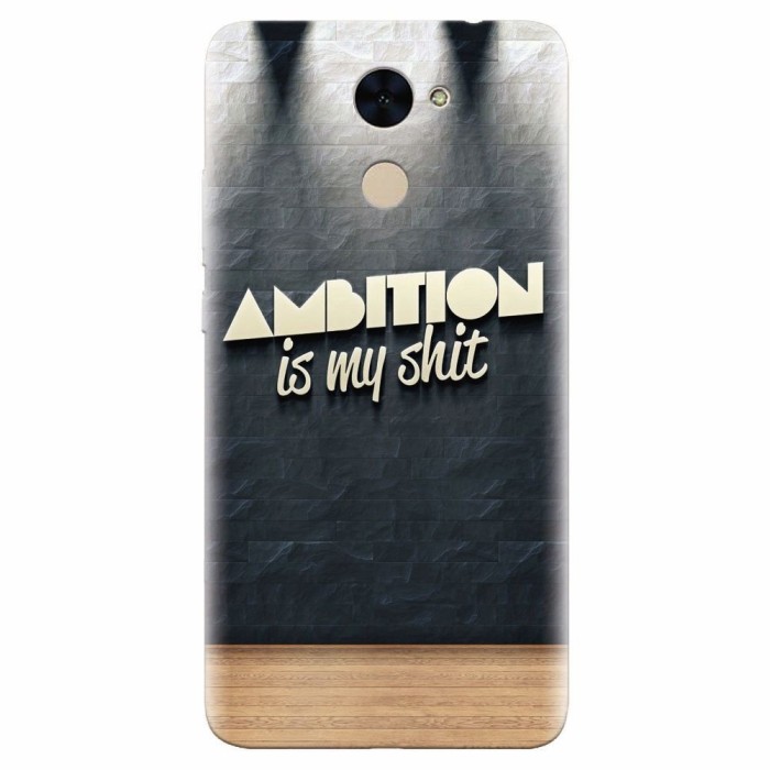 Husa silicon pentru Huawei Nova Lite Plus, Ambition Is My Shit