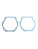 Set 2 rame adaptoare pentru inlocuirea lupelor la VW Touareg, Renault Megane, Opel Vectra C, Porsche Cayenne 955, Saab 9-5