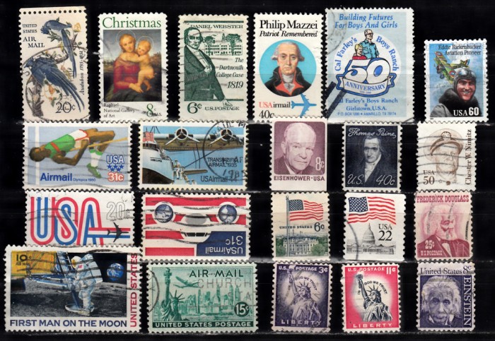 A7 T1 72 - Timbre foarte vechi - America