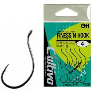 Carlige Cultiva B-71 Finessing Hook Nr.4, 10buc/plic foto