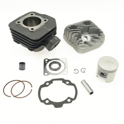 Kit Cilindru Set Motor + Chiuloasa Scuter Peugeot Splinter 49cc 50cc AER foto