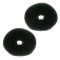 Bureți Coafură, Model 6.5cm, Set 2 Bucăți, Negru