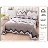 Cumpara ieftin Set Cuvertura Catifea Pat Dublu 3 Piese - PIT153