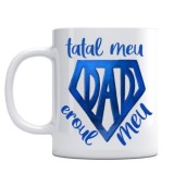 Cana alba personalizata &quot;Super tata&quot;, INOVATIX&reg;. 330ml