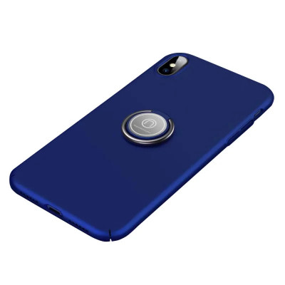 Husa iPhone XS 5.8&amp;#039;&amp;#039; Magnetic Adsorption Kickstand Albastra foto