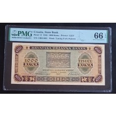Croatia, 1.000 Kuna 1943, UNC - PMG 66.