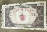 BNKRO001 Romania bancnota 10000 lei 1945