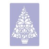 Reutilizabil Plastic Fereastra Crăciun Șablon pentru Artificială Zăpadă // COPAC DE CRĂCIUN - MIC (30x42cm)