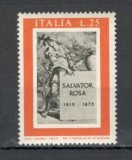 Italia.1973 300 ani moarte S.Rosa-Pictor,poet SI.821, Nestampilat