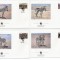 !!! NAMIBIA - LOT 4 FDC ZEBRE - 1991