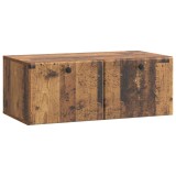 vidaXL Oglindă TV montată pe perete Lemn vechi 78,5 x 41 x 30 cm 899203