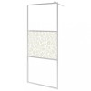 Paravan de dus walk-in, 115 x 195 cm, sticla ESG, model piatra