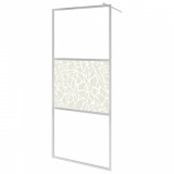 Paravan de dus walk-in, 90 x 195 cm, sticla ESG, model piatra