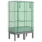 Strat inaltat cu husa de sera, aspect ratan, 80x40x140 cm