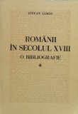 Cumpara ieftin Romanii in secolul XVIII. O bibliografie Vol. 1 (cu semnatura si dedicatia autorului) - 1988 - Stefan Lemny (xx944)