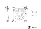 FEBI BILSTEIN 181129 Brat, suspensie roata