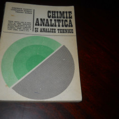 CHIMIE ANALITICA SI ANALIZE TEHNICE - Gh. Vlantoiu,C. Petrescu, V. Marin 1980
