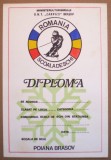 O.207 DIPLOMA ROMANIA SCOALA DE SCHI MINISTERUL TURISMULUI ONT CARPATI BRASOV POIANA