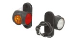 Lampa gabarit Universal, 12/24V, 64x100mm, alb-rosu-galben, omologare ECE, cu LED, , Stanga, Dreapta