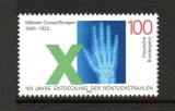 Germania 1995 - Wilhelm Rontgen, medicina, neuzat