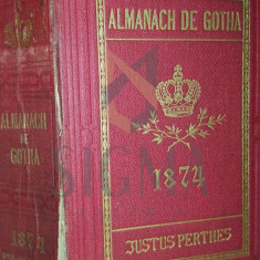 ALMANACH DE GOTHA - 1874