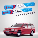 Cumpara ieftin Ștergătoare Volkswagen Golf 4 Variant 1999-2002 | Set Față Flat Premium &ndash; TeamCar&reg;