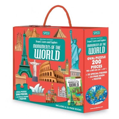 Cunoaste si exploreaza - Puzzle Monumentele lumii (200 piese) foto