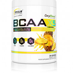 Aminoacizi pudra cu aroma de ananas BCAA-X5, 360g, Genius Nutrition