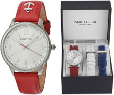 Ceas NAUTICA NST 11 (3 straps, special packaging) NAI16530M foto