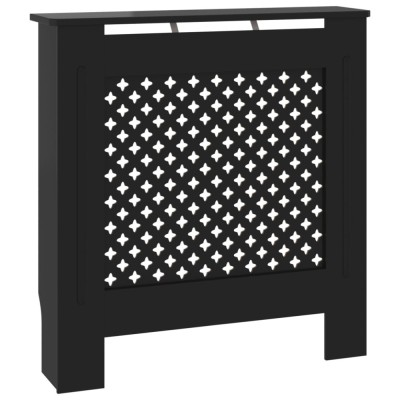 Masca pentru calorifer, negru, 78 cm, MDF foto
