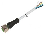 Cablu de conectare M12 8 pini drept 3m 30VAC 2A