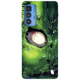 Husa compatibila cu Motorola Moto G22 model Totoro Nap, Silicon, TPU, Viceversa, Transparent, Carcasa