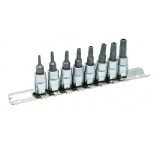 Set 8 biti Torx Penta TS8-40 Topmaster, 1/4 inch, otel crom-vanadiu