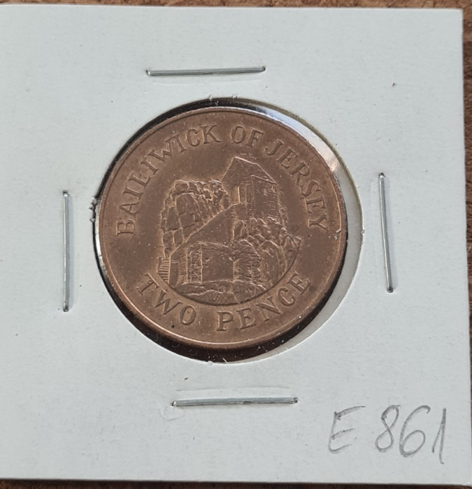 Jersey 2 new pence 1990