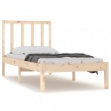 Cumpara ieftin Cadru de pat fara saltea, 75x190 cm, lemn masiv de pin