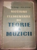Notiuni elementare de teorie a muzicii- Ludovic Paceag, Petre Brincus