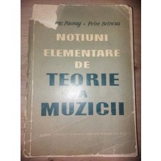 Notiuni elementare de teorie a muzicii- Ludovic Paceag, Petre Brincus