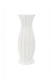 Cumpara ieftin Vaza decor din ceramica, alb, 22 x 8 cm