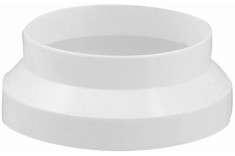Reductie evacuare hota 150 - 125mm PVC Nedco 661.016.00, alb