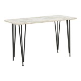 Cumpara ieftin Masa Palkon gri-negru melamina si metal negru 120x60x73 cm