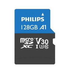 Card de memorie Philips FM12MP65B/00, MicroSDXC, 128GB, Clasa 10 + Adaptor SD