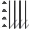 Picioare Masa Reglabile 1100mm vidaXL, Negre, Set 4 Buc, Inaltime Ajustabila, Metalice, Birou, Bar, Robust