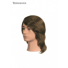 Manechin profesional Bergmann 100 % par natural UMAN Boy fara barba 20 cm cod.094001