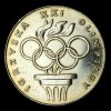 POLONIA 200 ZLOTI 1976 , Ag 625/1000 , 14,5g [1] J.O. XXI - Montreal , XF +, Europa, Argint