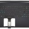 Carcasa superioara cu tastatura palmrest Laptop Gaming, Acer, Predator Helios 300 PH315-52, 6B.Q53N4.002, 6070B1601101, iluminata RGB, layout UK