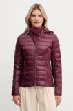Armani Exchange geacă de puf culoarea bordo, de tranzitie, XW001920 AF18757